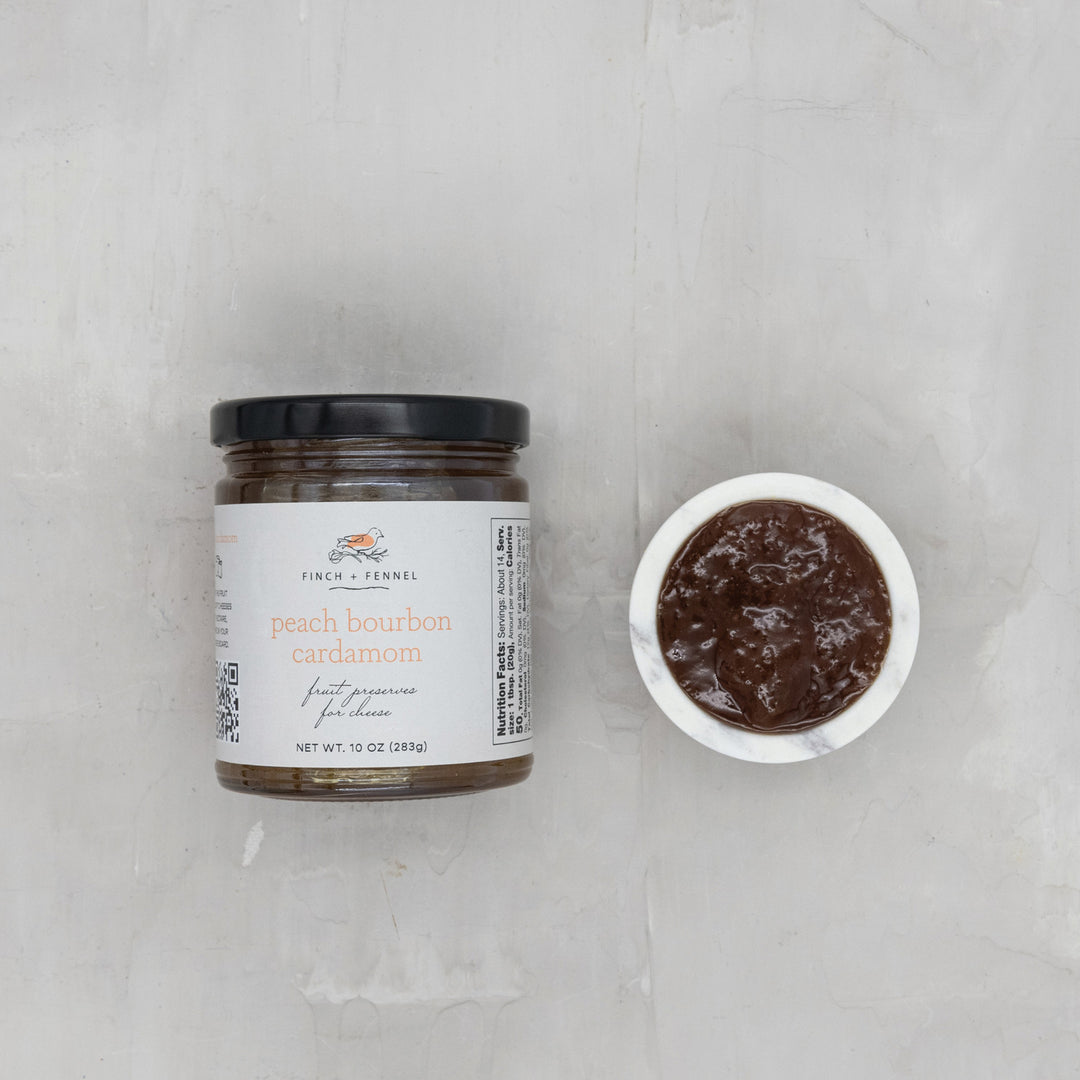 Finch & Fennel Peach Bourbon Cardamom Preserves