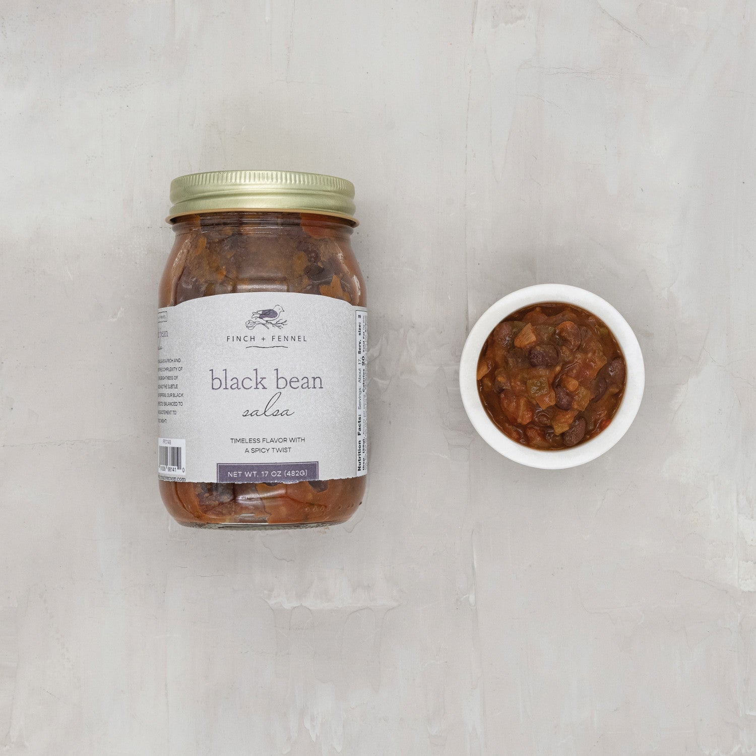 Finch & Fennel Black Bean Salsa