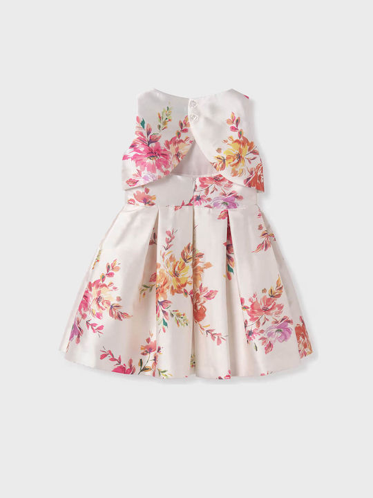 Abel & Lula Girls Mikado Dress  5052-2  Crudo *