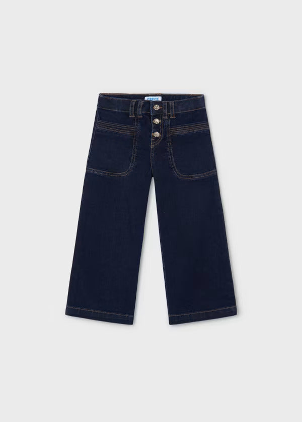 Mayoral Girls Wide Leg Trousers  4547-80  Oscuro *