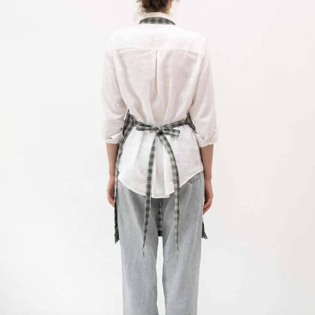 Linen Tales Forest Gingham Daily Apron