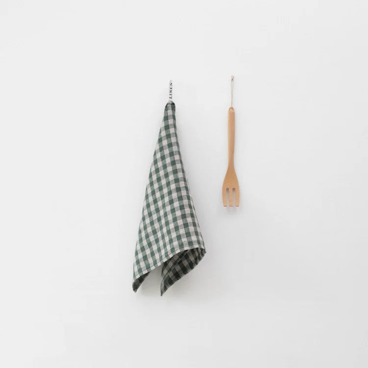 Linen Tales Forest Gingham Kitchen Towel