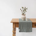 Linen Tales Forest Gingham Table Runner