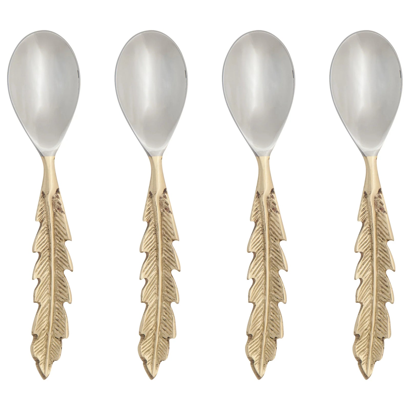 Danica Spoon Set  Set/4  HSV2151  Plume Gold