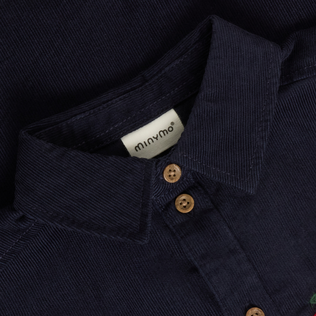 Minymo Boys Festive Corduroy Shirt   134544-7021