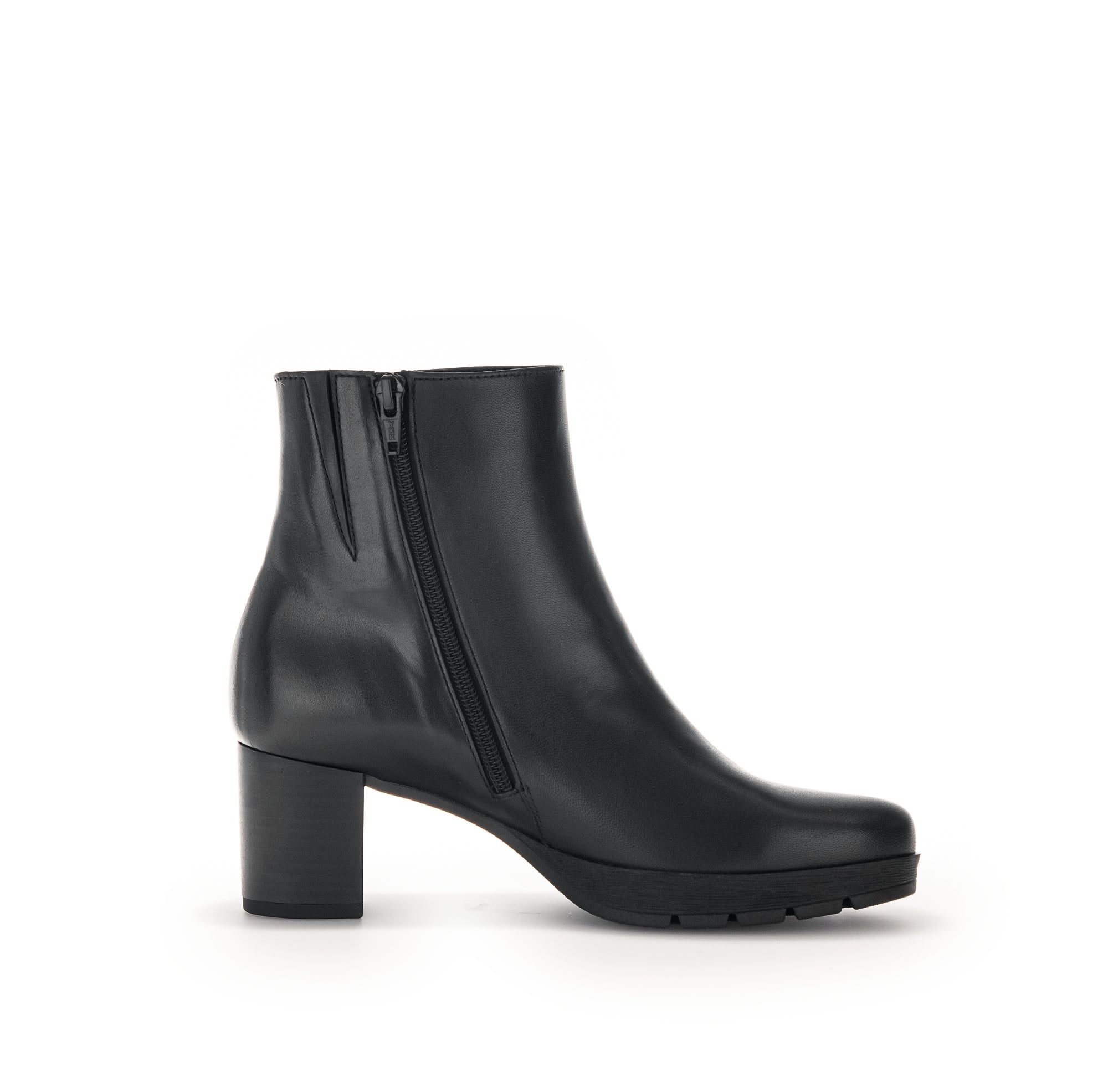 Gabor Leather Ankle Bootie 32.072.57 Black*