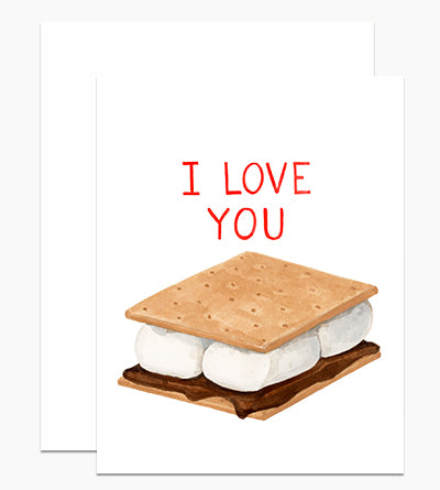 Dear Hancock Card I Love You Smore  GC658*