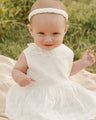 Noralee Baby Girl Georgia Romper  NL065BAIL  White