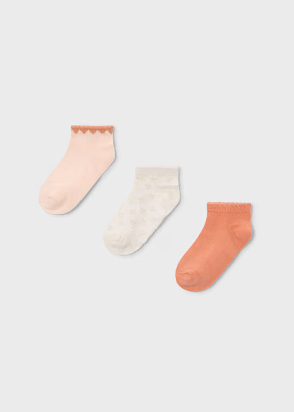 Mayoral Girls Sock Set  10187  Melocoton