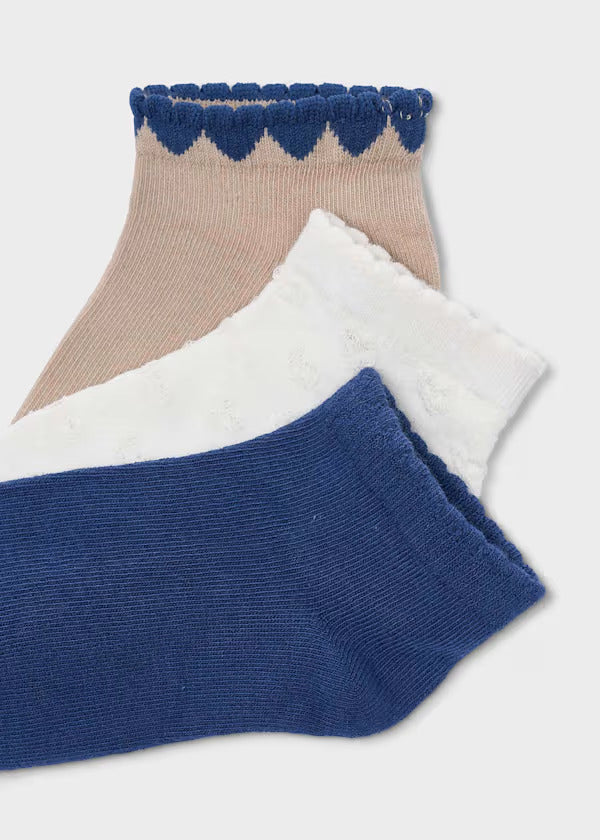 Mayoral Girls Sock Set  10187-82  Porcelana