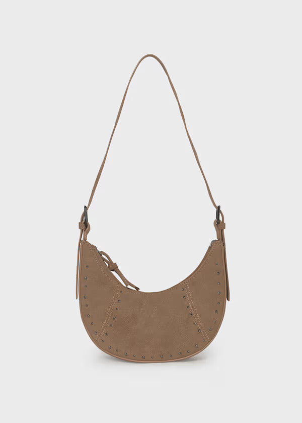 Mayoral Girls Faux Suede Crescent Purse   10338-54   Carmello