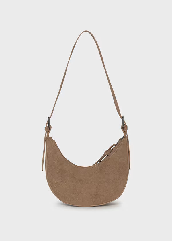 Mayoral Girls Faux Suede Crescent Purse   10338-54   Carmello