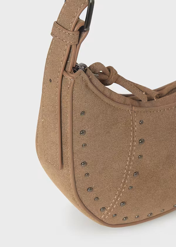 Mayoral Girls Faux Suede Crescent Purse   10338-54   Carmello