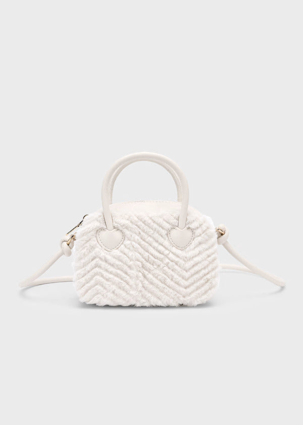 Mayoral Girls Faux Fur Handbag   10084-54   Arena
