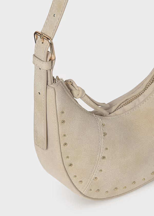 Mayoral Girls Faux Suede Crescent Purse   10338-55   Arena