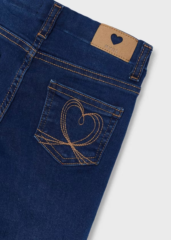 Mayoral Girls Basic Denim  577-65  Oscuro *