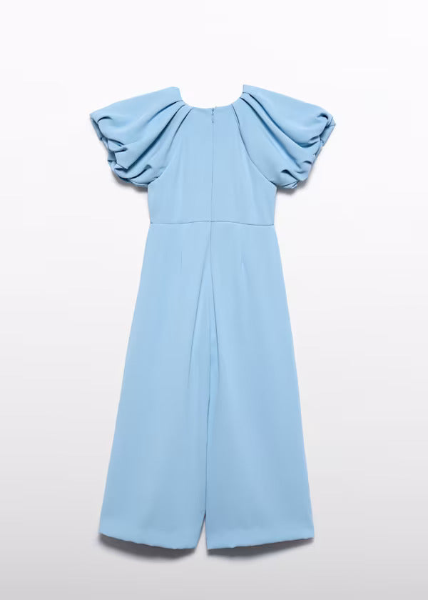 Abel & Lula Girls Crepe Jumpsuit   5275-77   Celeste