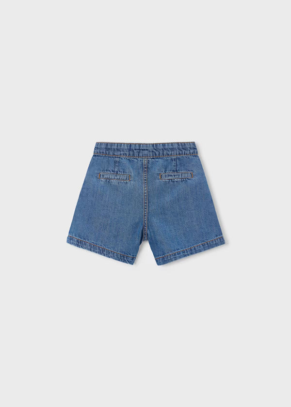 Mayoral Girls Denim Bermudas   3224-56   Oscuro