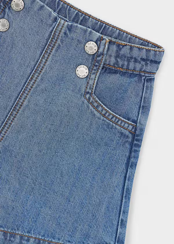 Mayoral Girls Denim Bermudas   3224-56   Oscuro
