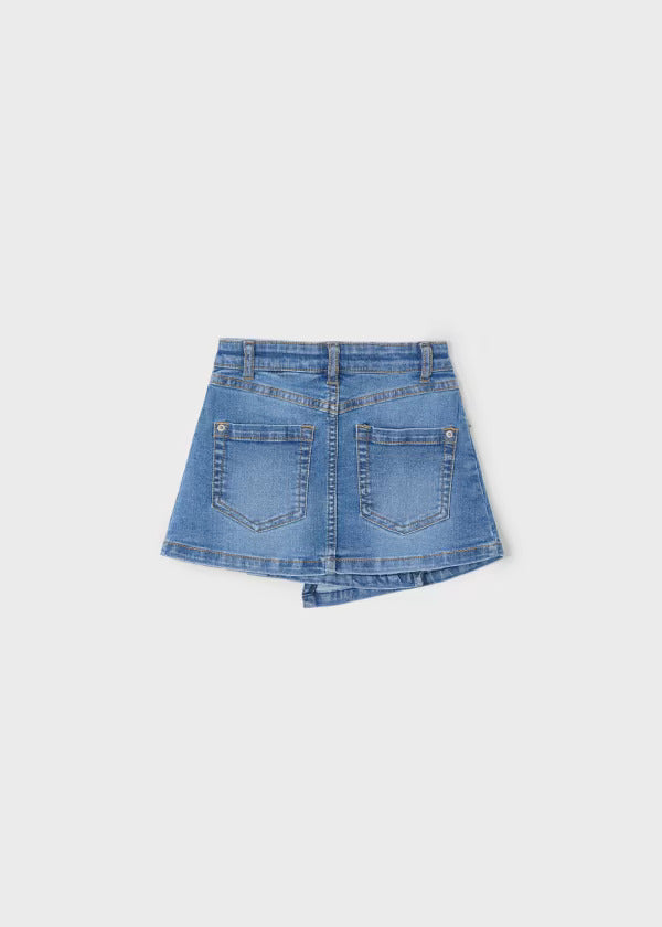Mayoral Girls Denim Skirt   3902-17   Medio