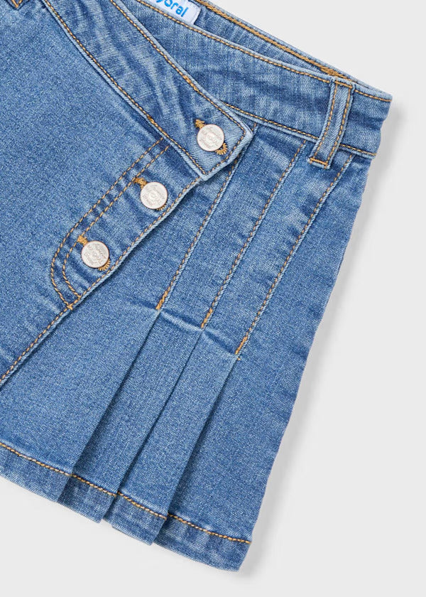 Mayoral Girls Denim Skirt   3902-17   Medio