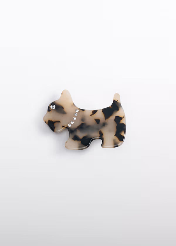 Abel & Lula Scottie Dog Hairclip   5970-73   Black