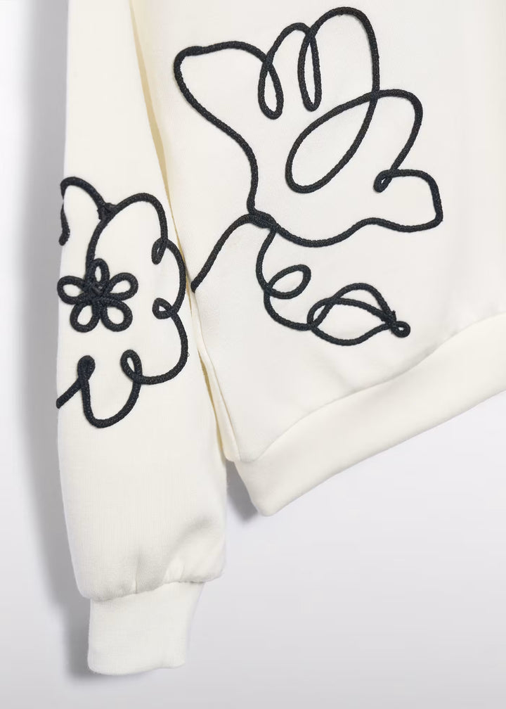 Abel & Lula Girls Cream Sweater    5822-3   Crema