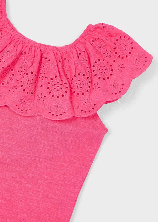 Mayoral Girls Sleeveless Tee   3012-19   Peonia **