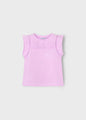 Mayoral Girls Sleeveless Tee  3020-95   Malva **