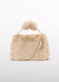Abel & Lula Girls Faux Fur Handbag   5980-11   Almendra