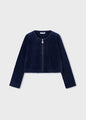 Mayoral Girl Knit Cardigan   4310-78   Marino