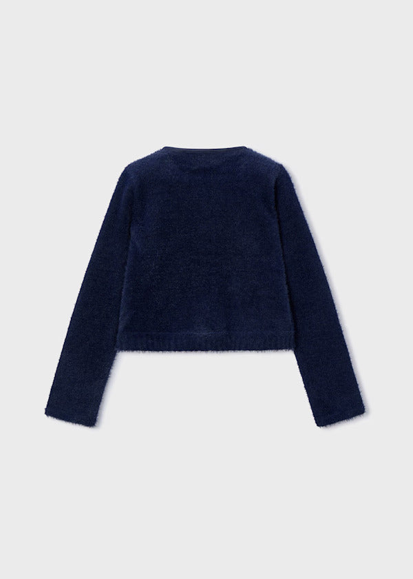 Mayoral Girl Knit Cardigan   4310-78   Marino