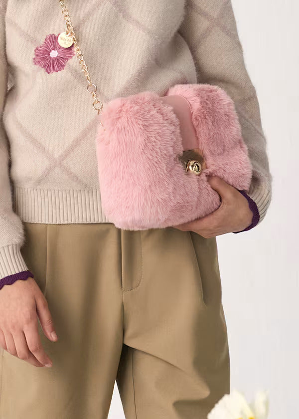 Abel & Lula Girl Faux Fur Handbag   5931-95   Petalo
