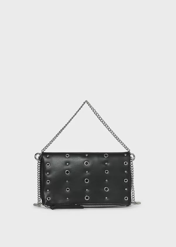 Mayoral Girls Faux Leather Studded Bag    10339-25   Black