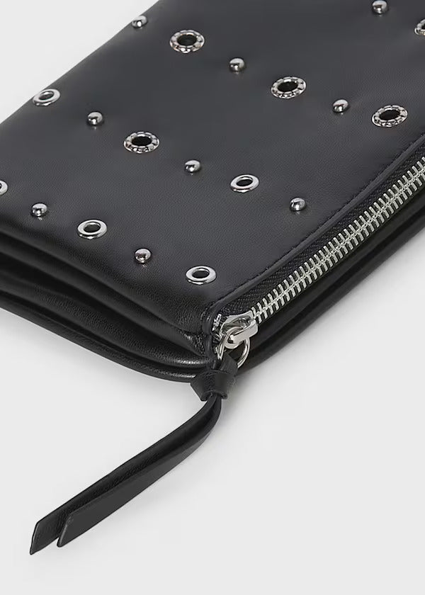 Mayoral Girls Faux Leather Studded Bag    10339-25   Black