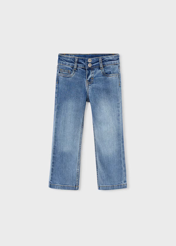Mayoral Girls Denim Flare Pants    3586-26   Claro