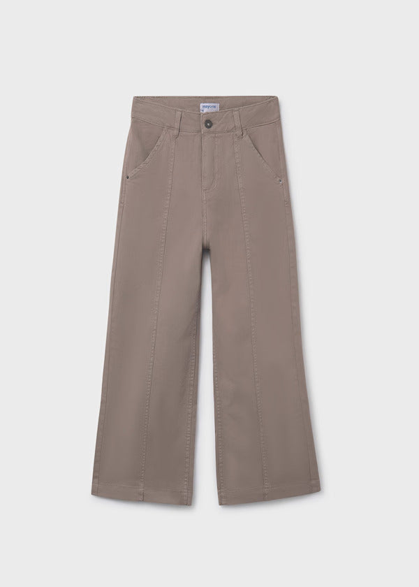 Mayoral Girls Wide Leg Pant   7580-29    Topo