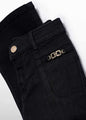 Abel & Lula Girls Flare Denim Trouser   5721-8   Black