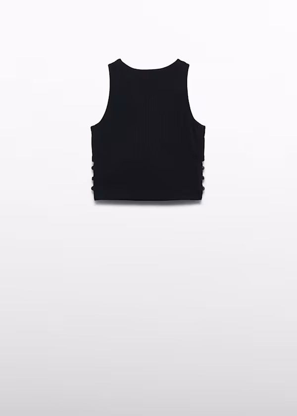 Abel & Lula Crochet Tank   5174-1   Black