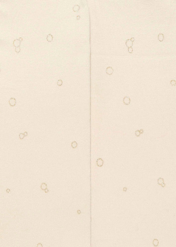 Abel & Lula Girls Glitter Tights  5947-25 Avena (Oatmeal)
