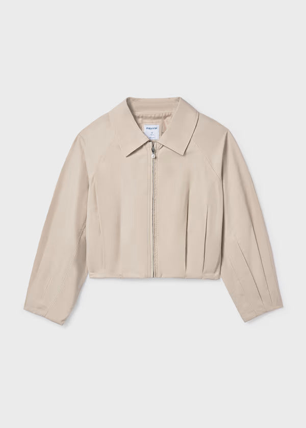 Mayoral Girls Lightweight Pleated Jacket   6405-33  Arena