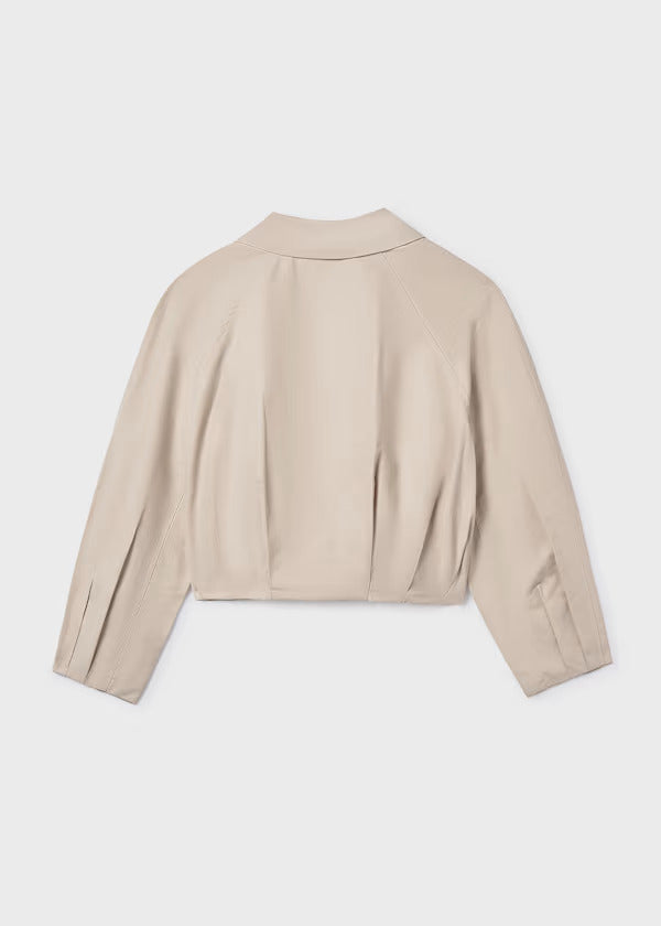 Mayoral Girls Lightweight Pleated Jacket   6405-33  Arena