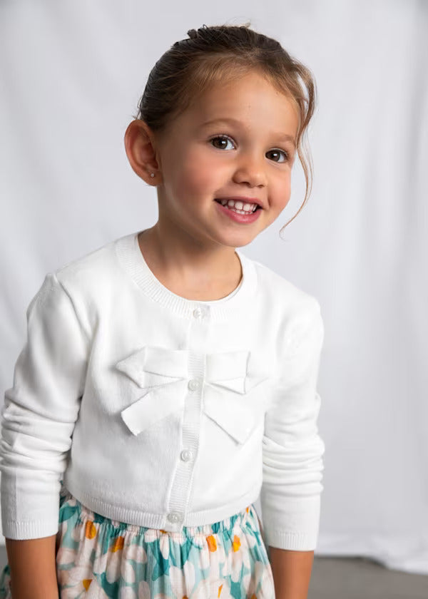 Mayoral Girls Knit Cardigan   321-86   Crudo