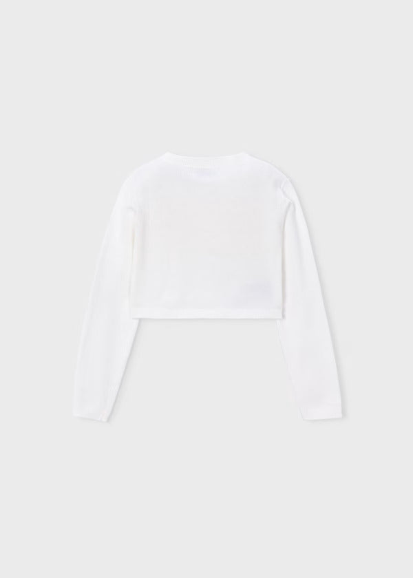 Mayoral Girls Knit Cardigan   321-86   Crudo