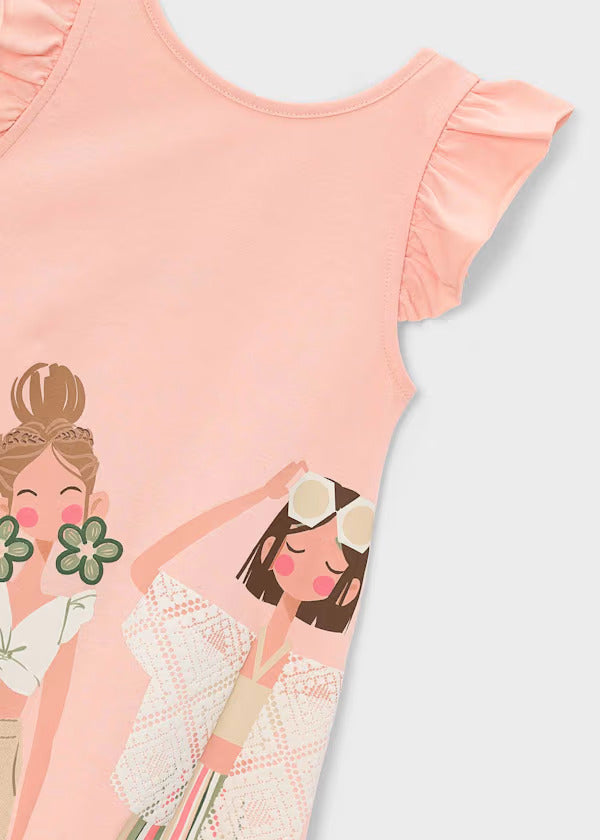 Mayoral Girls Dress   3934-88   Mandarina