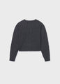 Mayoral Girls Knit Sweater   7309-36   Black