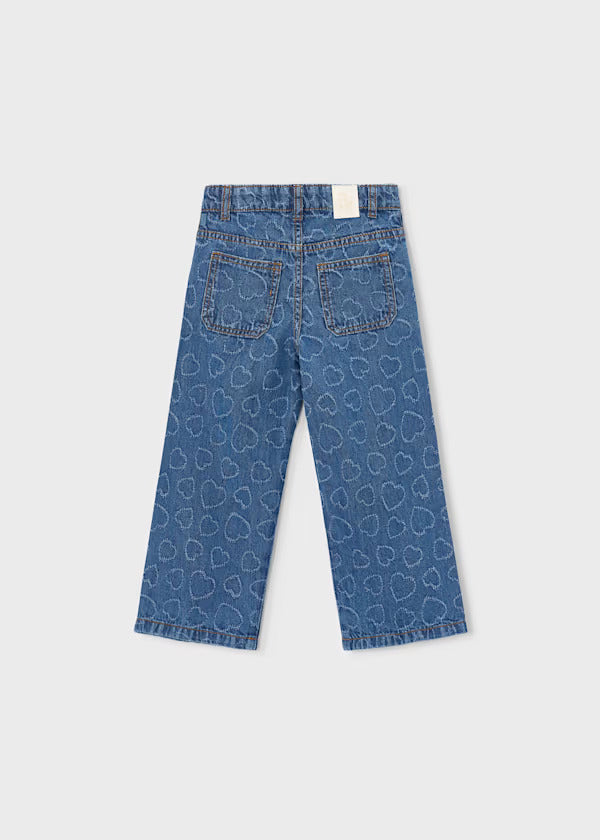 Mayoral Girls Denim Pants    3590-55   Corazon