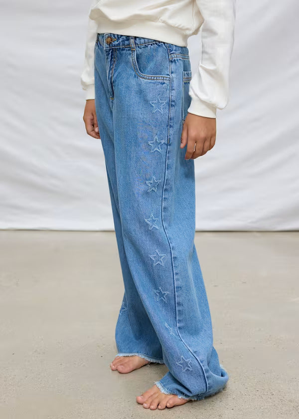 Mayoral Girls Denim Pants    6557-58   Medio