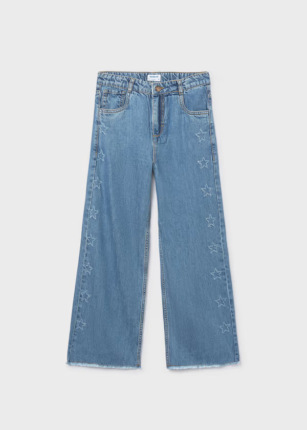 Mayoral Girls Denim Pants    6557-58   Medio