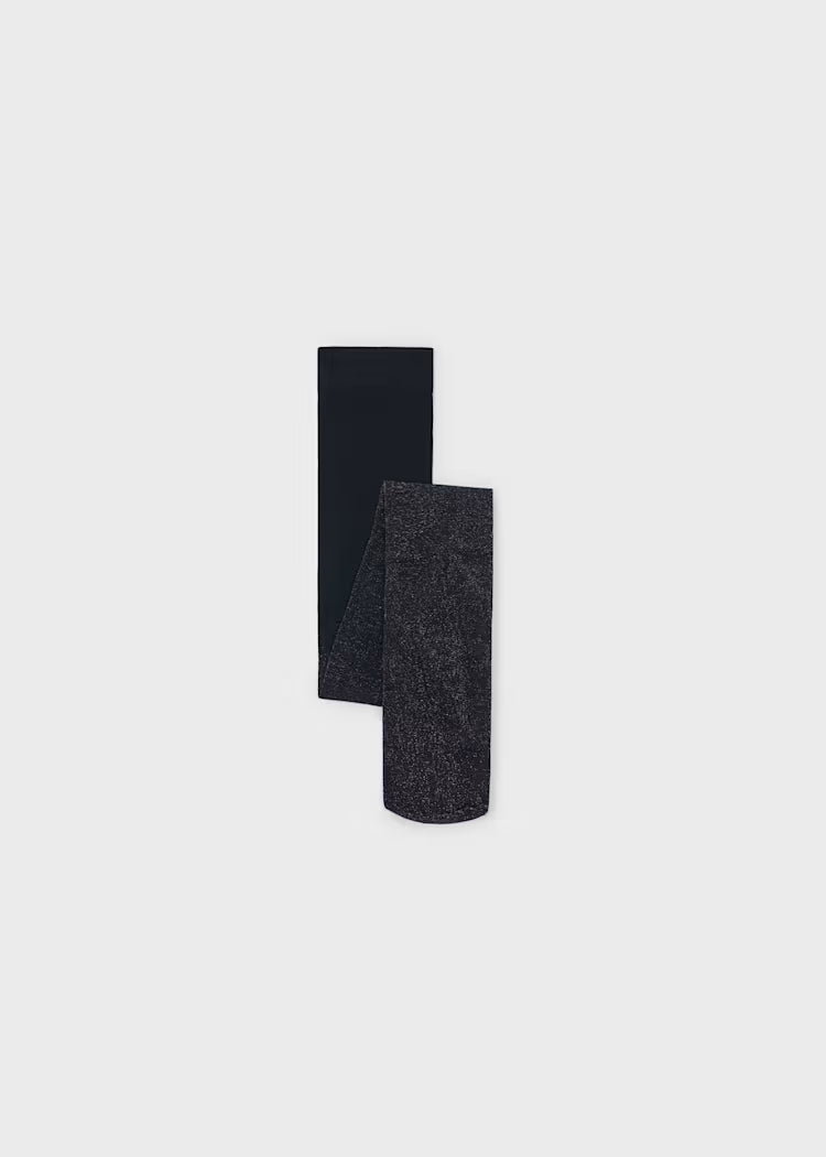 Mayoral Girls Lurex Tights  10278-35  Black